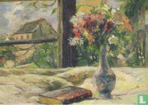 Blumenvase am Fenster, 1881 - Afbeelding 1