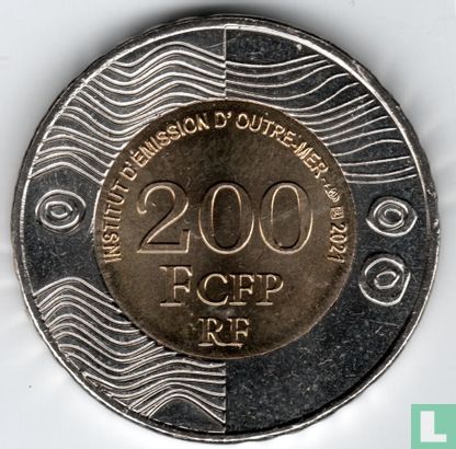 Franse Pacifische Territoria 200 francs 2021 - Afbeelding 1