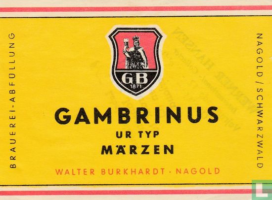 Gambrinus Ur typ Märzen