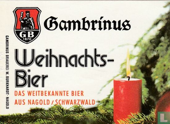 Gambrinus Weihnachtsbier