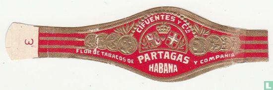 Cifuentes y Cia Partagas Habana - Flor de Tabacos de - y Compañia - Image 1