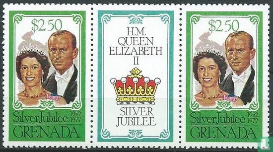 Zilveren jubileum koningin Elizabeth II   
