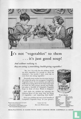 Campbell's - Vegetable Soup - It's not "vegetables" to them . . . it's just good soup!