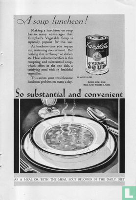 Campbell's - Vegetable Soup - A soup luncheon!
