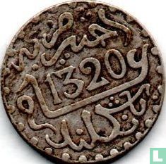Marokko ½ Dirham 1902 (AH1320 - London) - Bild 1