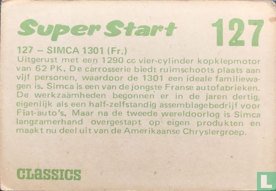 Simca 1301 - Afbeelding 2
