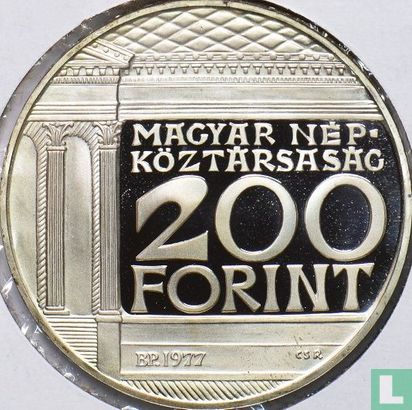 Hungary 200 forint 1977 (PROOF) "175th anniversary National Museum" - Image 1