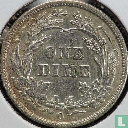 United States 1 dime 1898 (O) - Image 2