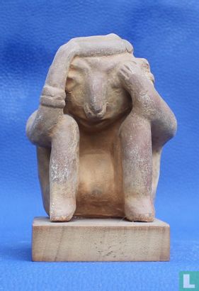 Sleeping sickness - Grave statue from Mexico - Image 1