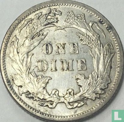 United States 1 dime 1885 (without letter) - Image 2