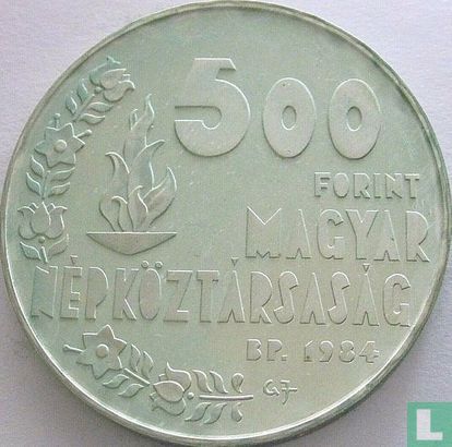 Hungary 500 forint 1984 "Summer Olympics in Los Angeles" - Image 1