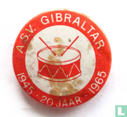 A.S.V Gibraltar 1945-20 jaar-1965
