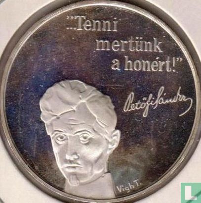 Hongarije 100 forint 1973 (PROOF) "150th anniversary Birth of Sándor Petöfi" - Afbeelding 2