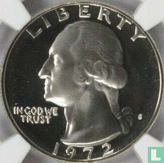 United States ¼ dollar 1972 (PROOF) - Image 1