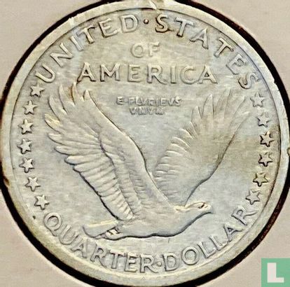 Verenigde Staten ¼ dollar 1917 (type 1 - zonder letter) - Afbeelding 2