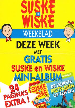 Suske en Wiske weekblad deze week met gratis Suske en Wiske mini-album