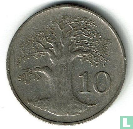 Simbabwe 10 Cent 1997 - Bild 2