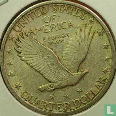 Verenigde Staten ¼ dollar 1917 (type 2 - zonder letter) - Afbeelding 2