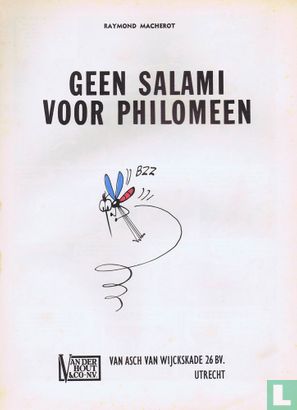 Geen salami voor Philomeen - Afbeelding 3