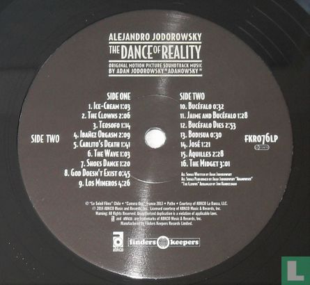 The Dance of Reality (Original Motion Picture Soundtrack) - Afbeelding 3