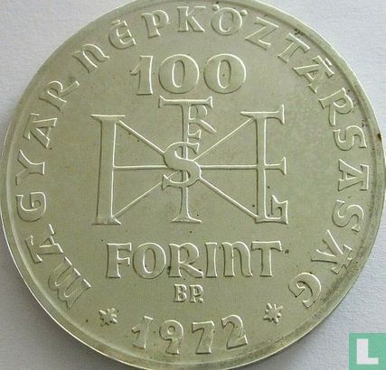 Hongrie 100 forint 1972 "1000th anniversary Birth of King St. Stephen" - Image 1