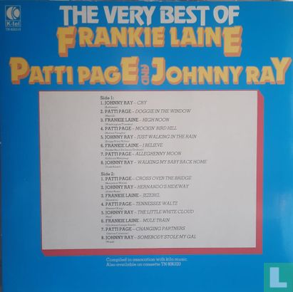 Thr Very Best of Frankie Laine, Patti Page & Jonny Ray - Image 2