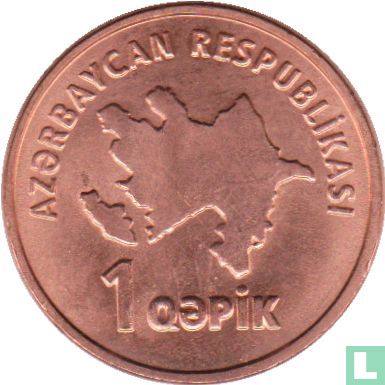 Azerbaijan 1 qapik ND (2006) - Image 2