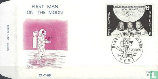 First man on the moon