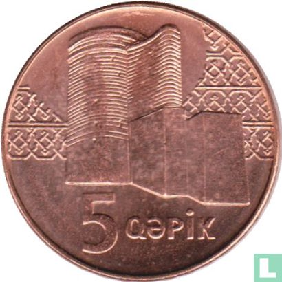 Azerbaïdjan 5 qapik ND (2006) - Image 1