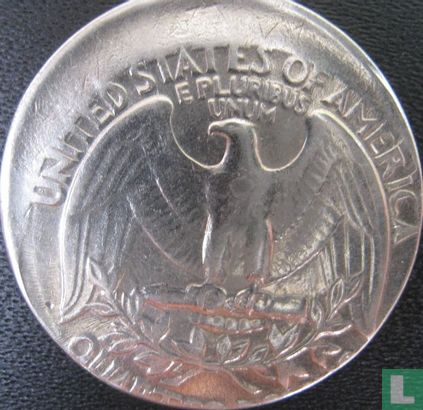 Vereinigte Staaten ¼ Dollar 1990 (P - Prägefehler) - Bild 2