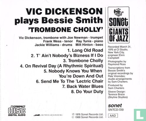 Vic Dickenson Plays Bessie Smith 'Trombone Cholly - Image 2