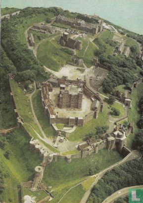 Dover Castle Kent, Air View from North-west - Bild 1