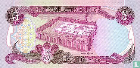 Iraq 5 Dinars 1981 - Image 2
