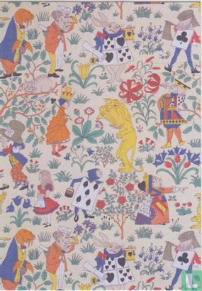 Alice in Wonderland furnishing fabric, 1920 - Afbeelding 1