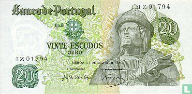 Portugal 20 Escudos  - Afbeelding 1