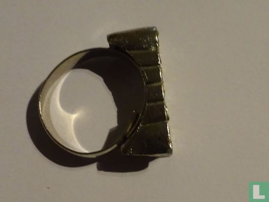 Verstelbare ring  Elvis zilverkleurig - Image 2