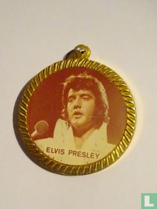 Medaillon  Elvis Presley + Elvis en familie - Afbeelding 1