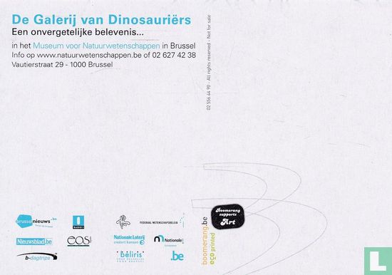4094b - Museum voor Natuurwetenschappen. "Galerij van de Dinosauriers"  - Afbeelding 2