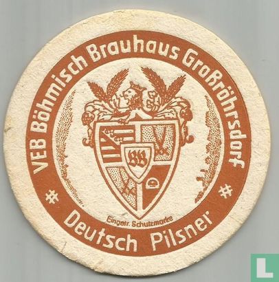VEB Böhmisch Brauhaus Großröhrsdorf