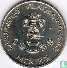 Hongrie 100 forint 1985 "1986 Football World Cup in Mexico - Native Mexican artifacts" - Image 2