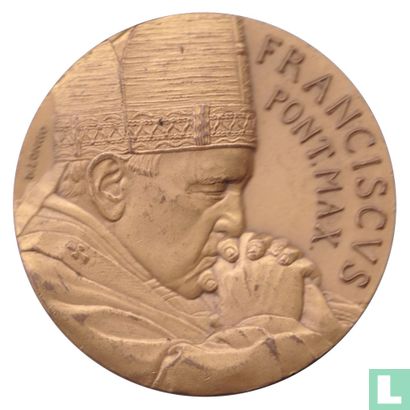 Vatican Medallic Issue 2014 ( Pope Francis Pilgrimage to the Holy Land  24 - 26 May 2014 ) - Image 1