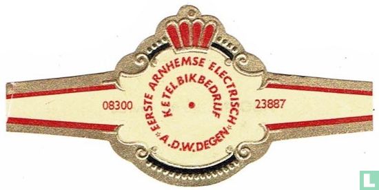 Eerste Arnhemse Electrisch Ketelbikbedrijf A.D.W. Degen - 08300 - 23887 - Afbeelding 1