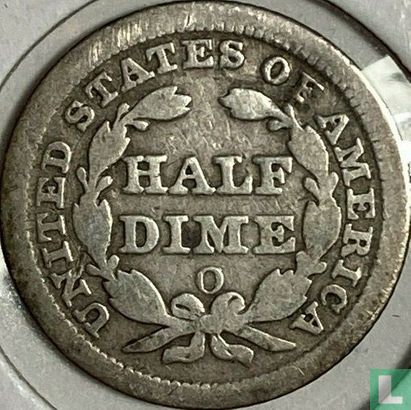 United States ½ dime 1854 (O) - Image 2