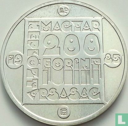 Hongarije 200 forint 1985 "Wildcat" - Afbeelding 1