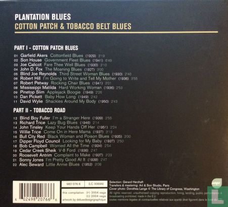 Plantation Blues “Cotton Patch & Tobacco Belt Blues” - Image 2