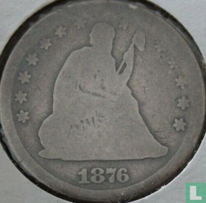 Verenigde Staten ¼ dollar 1876 (CC) - Afbeelding 1