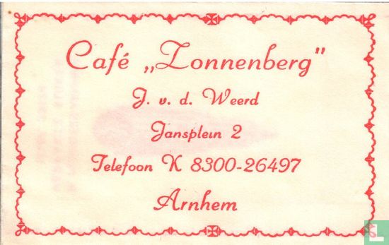 Café "Zonnenberg" - Afbeelding 1