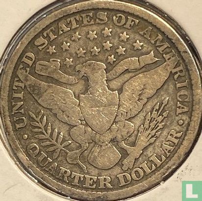 Vereinigte Staaten ¼ Dollar 1892 (ohne Buchstabe - Typ 1) - Bild 2