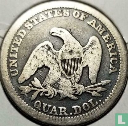 États-Unis ¼ dollar 1858 (sans lettre) - Image 2