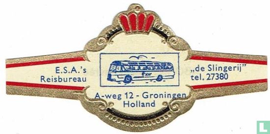 A-weg 12 Groningen Holland - E.S.A. 's Reisbureau - „de Slingerij" tel. 27380 - Image 1